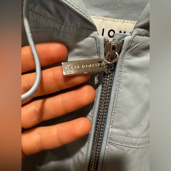 NWOT Nikki Jones Quinn Rain Jacket in Sky Blue , size Large - Picture 9 of 14